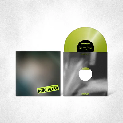2nd Studio Album 'PUREFLOW' Pt.1 (Electric Yellow Glitter Ver.) - LE SSERAFIM [Colour Vinyl]
