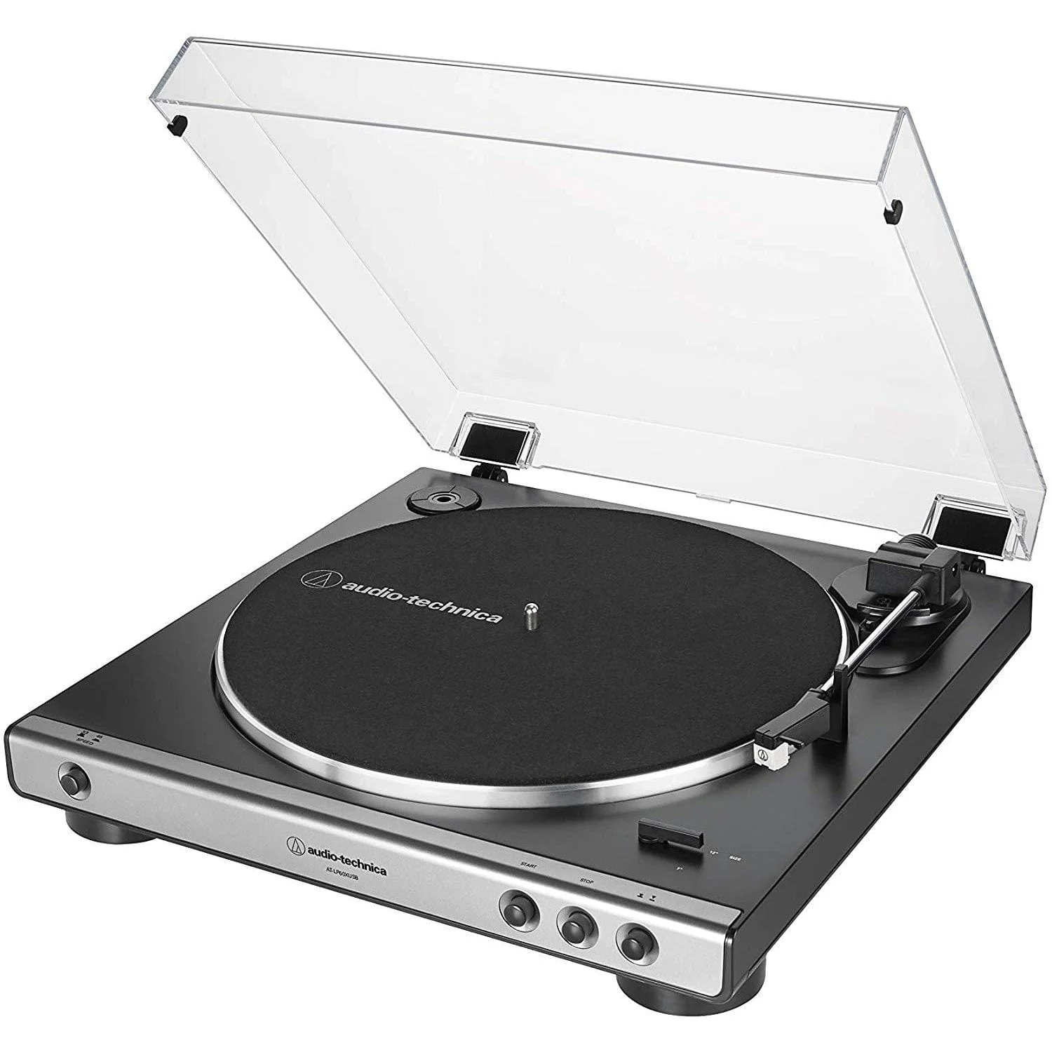 Audio-Technica AT-LP60XUSB Automatic Belt Drive Turntable (Grey) [Tech & Turntables] - Image 3