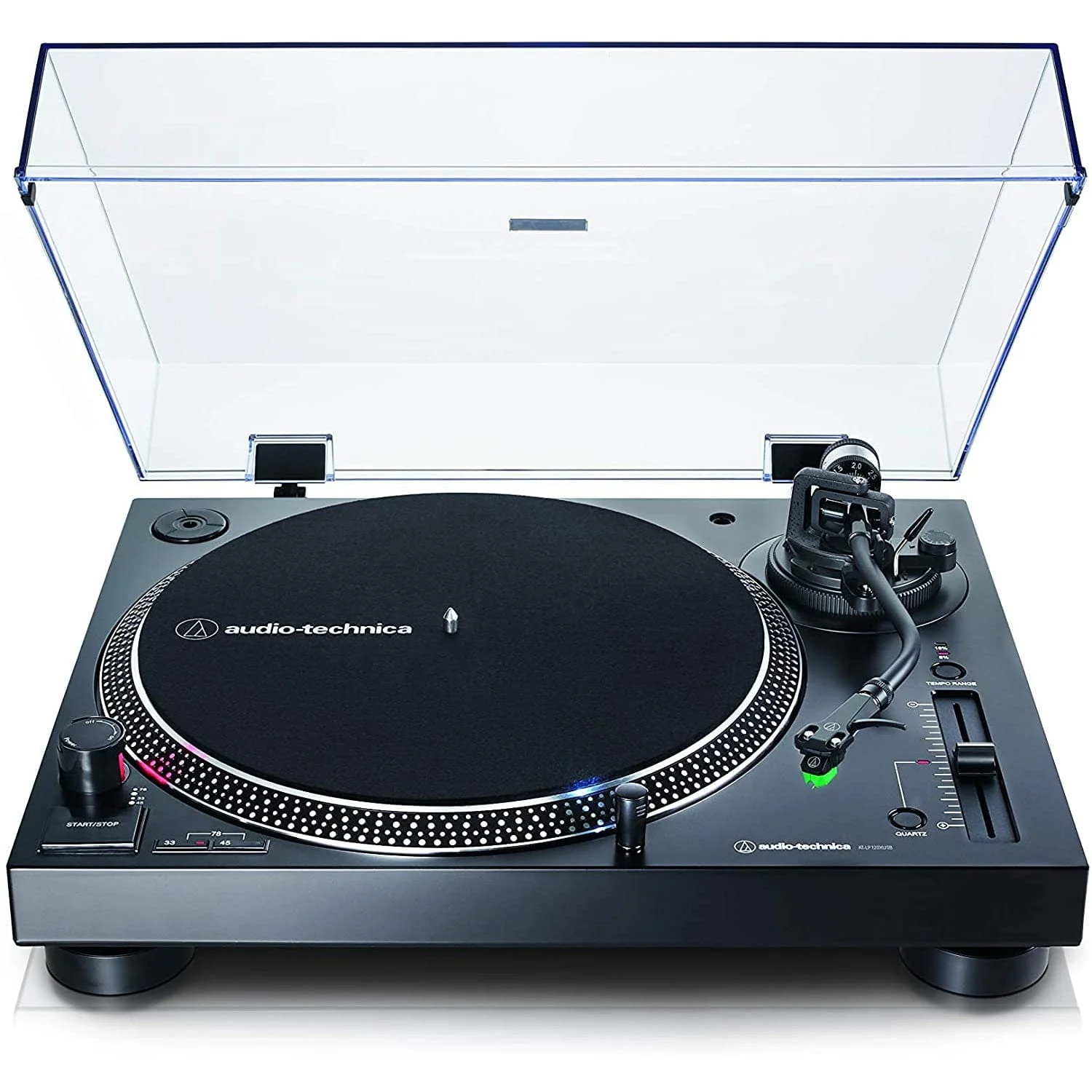 Audio-Technica AT-LP120XUSB Direct Drive Turntable (Black) [Tech & Turntables] - Image 2