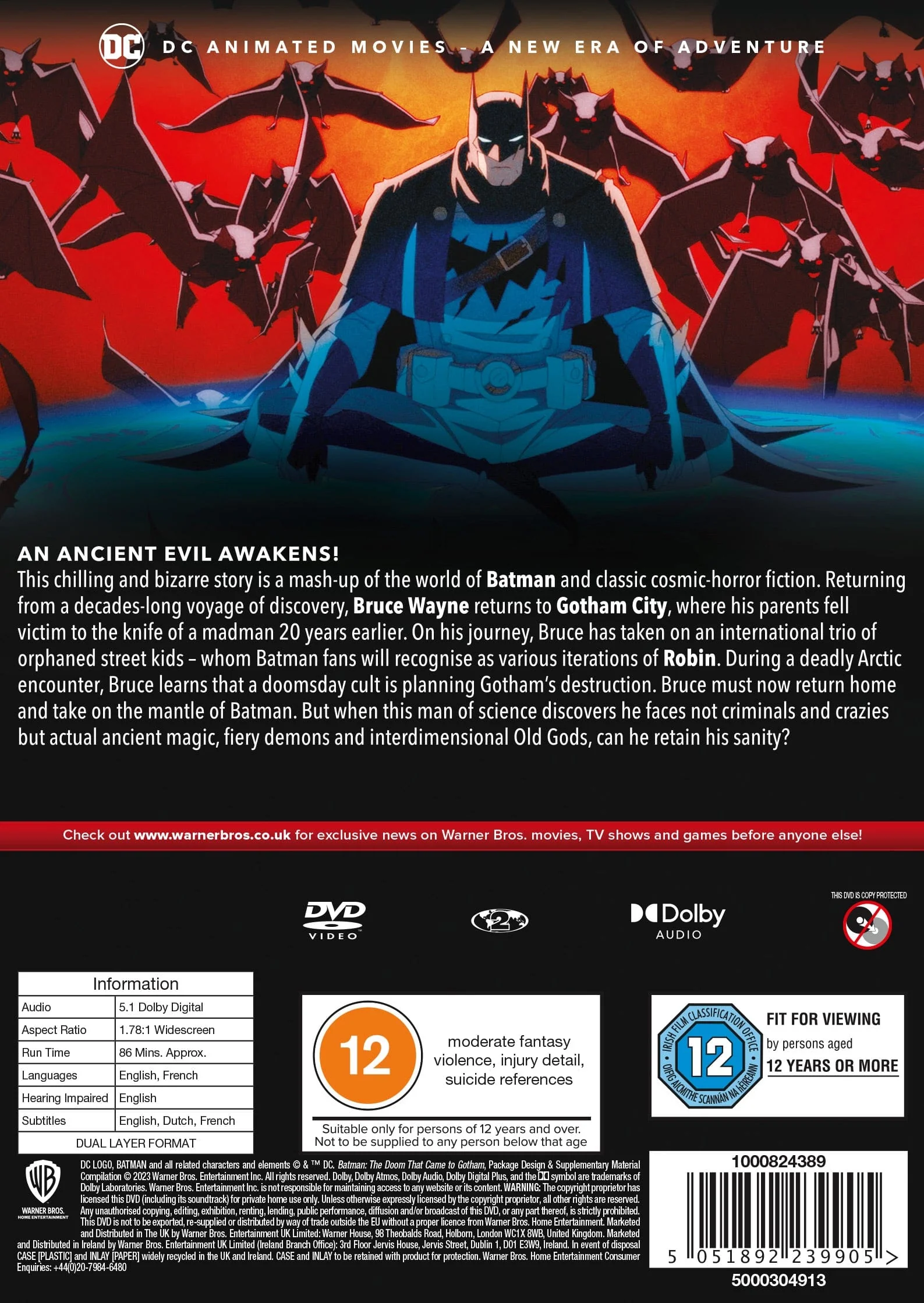 Batman: The Doom That Came to Gotham - Christopher Berkeley [DVD] - Image 3