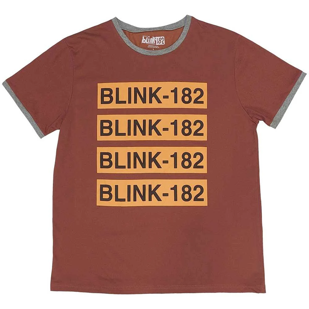 BLINK-182 Repeat Logo Ringer - XL [T-Shirts]