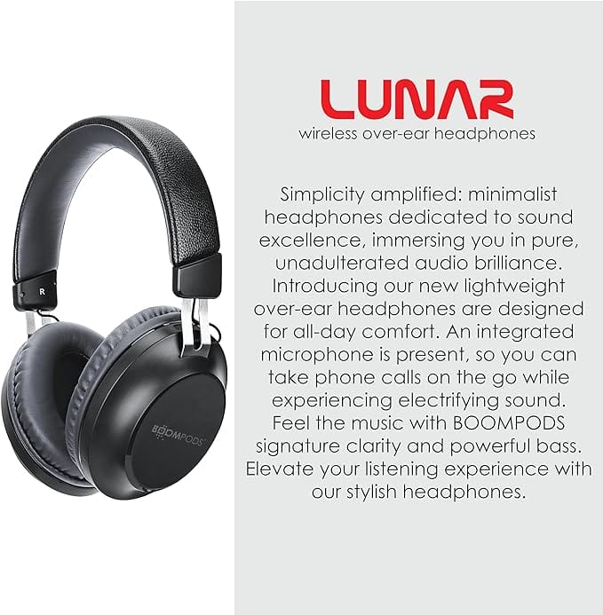 Boompods LUNAR Over Ear Headphones [Accessories] - Image 3