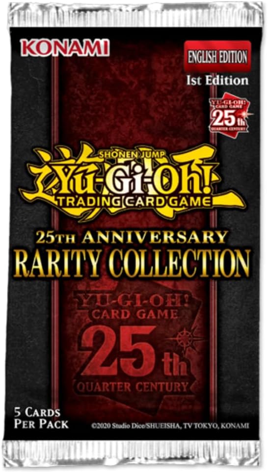 Yu-Gi-Oh! 25th Anniversary Rarity Collection First Edition Booster (Pack of 5 cards) [Toys]