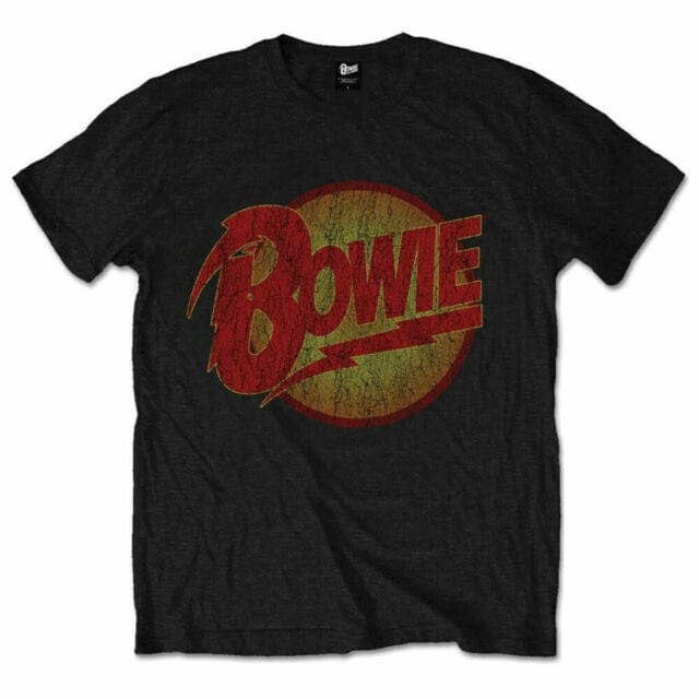 Bowie Diamond Dogs Logo - Black - 2XL [T-Shirts]