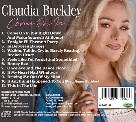 Come On In - Claudia Buckley [CD] - Image 2