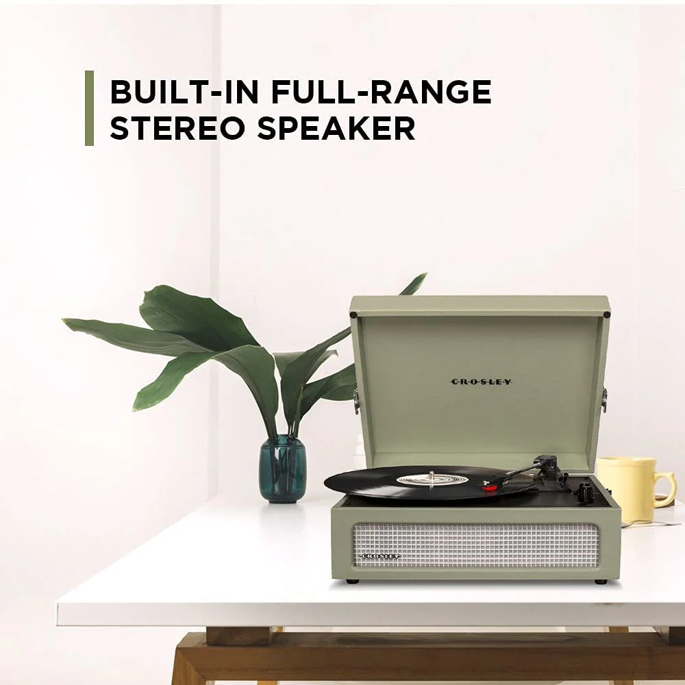 Crosley Voyager - Bluetooth Turntable (Sage) [Tech & Turntables] - Image 2
