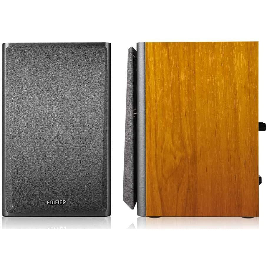 Edifier R1000T4 Active 2.0 Powered Bookshelf Speaker System For TV, PC, Laptop, Computer - 24W Total Power Output - 4" Bass Driver - Brown [Tech & Turntables] - Image 2