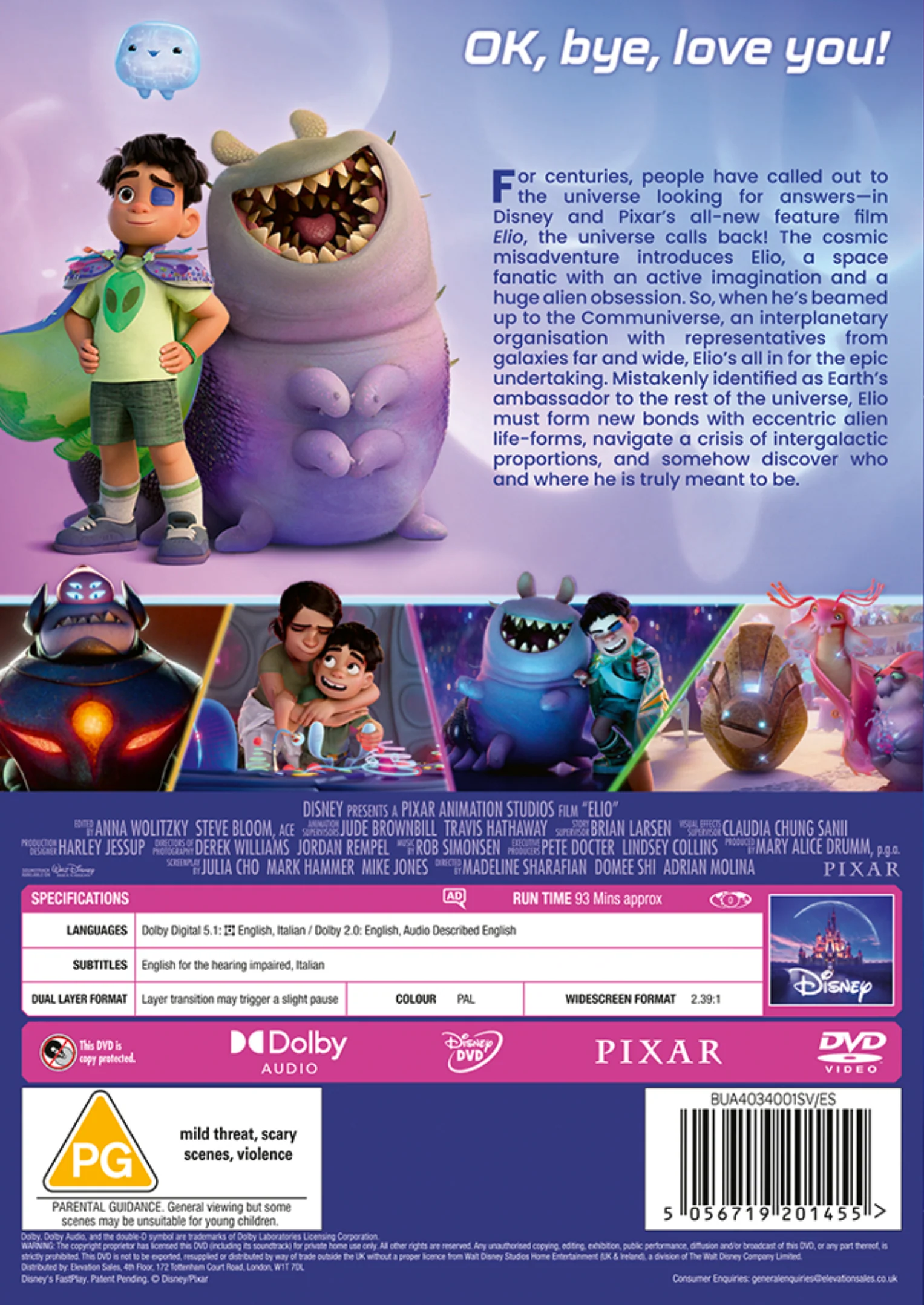 Elio - Adrian Molina [DVD] - Image 2