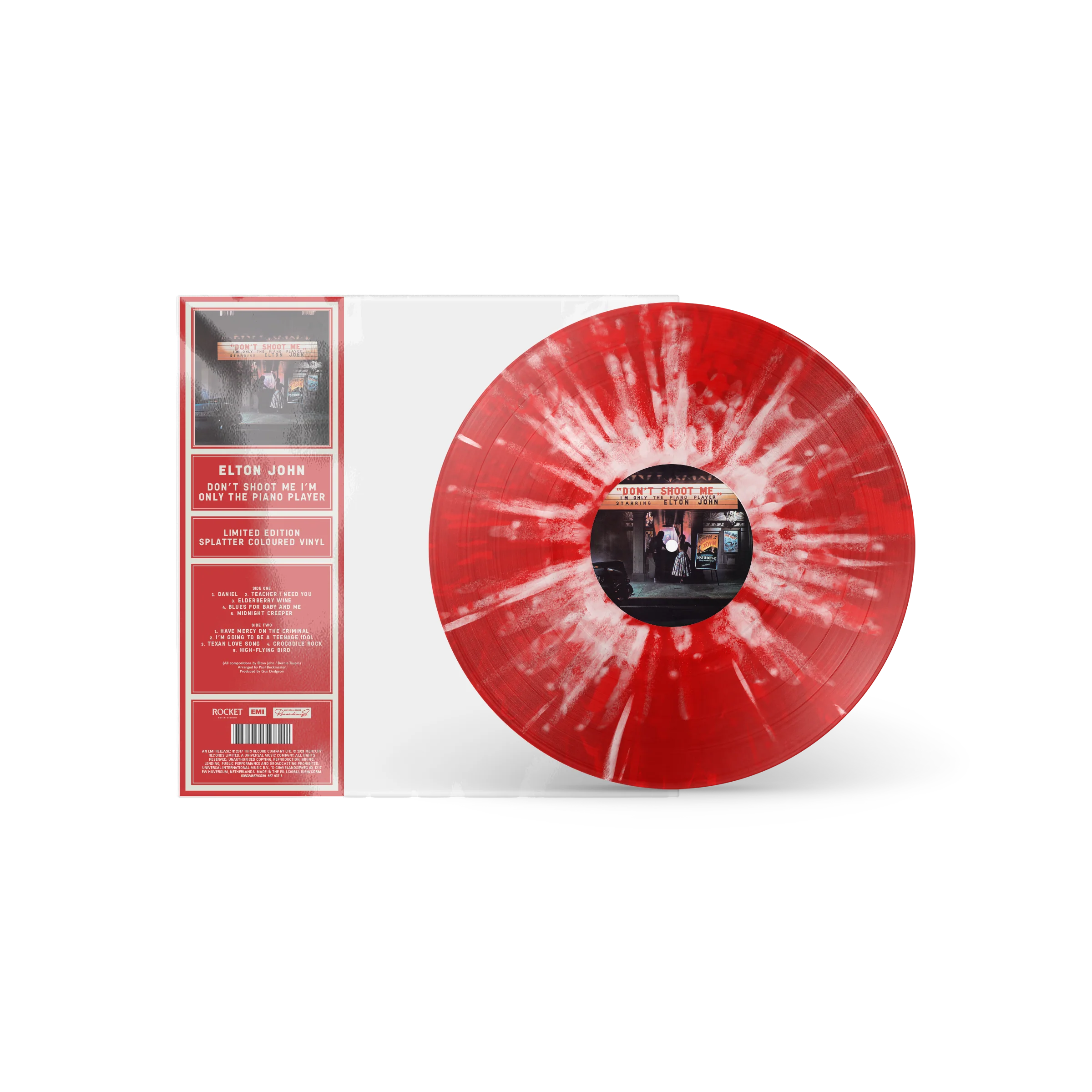Don't Shoot Me, I'm Only The Piano Player (Splatter Edition) - Elton John [Colour Vinyl]