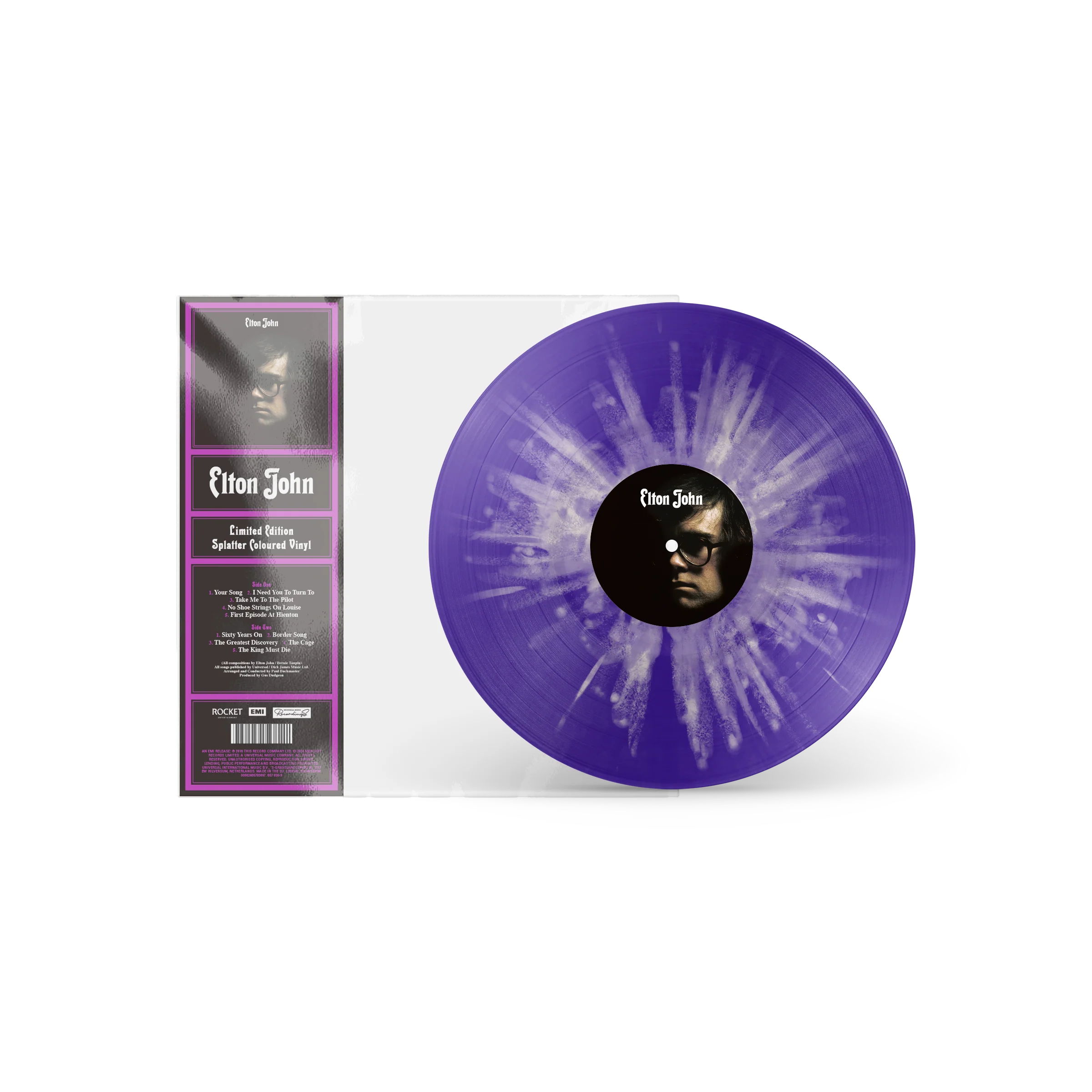 Elton John (Splatter Edition) - Elton John [Colour Vinyl]