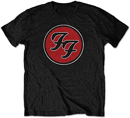 Foo Fighters FF Logo - Black - Large [T-Shirts]