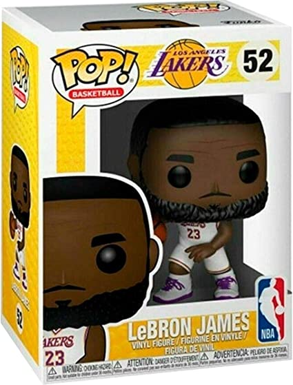 Funko POP! NBA: Lakers: Lebron James (White Uniform) [Toys]