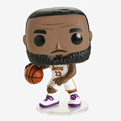 Funko POP! NBA: Lakers: Lebron James (White Uniform) [Toys] - Image 3