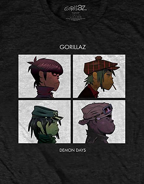 Demon Days - Gorillaz- Large [T-Shirts]