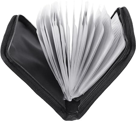 Groov-e Portable CD Wallet - CD Holder Case with Protective Sleeves - 40-Disc Capacity [Accessories] - Image 2