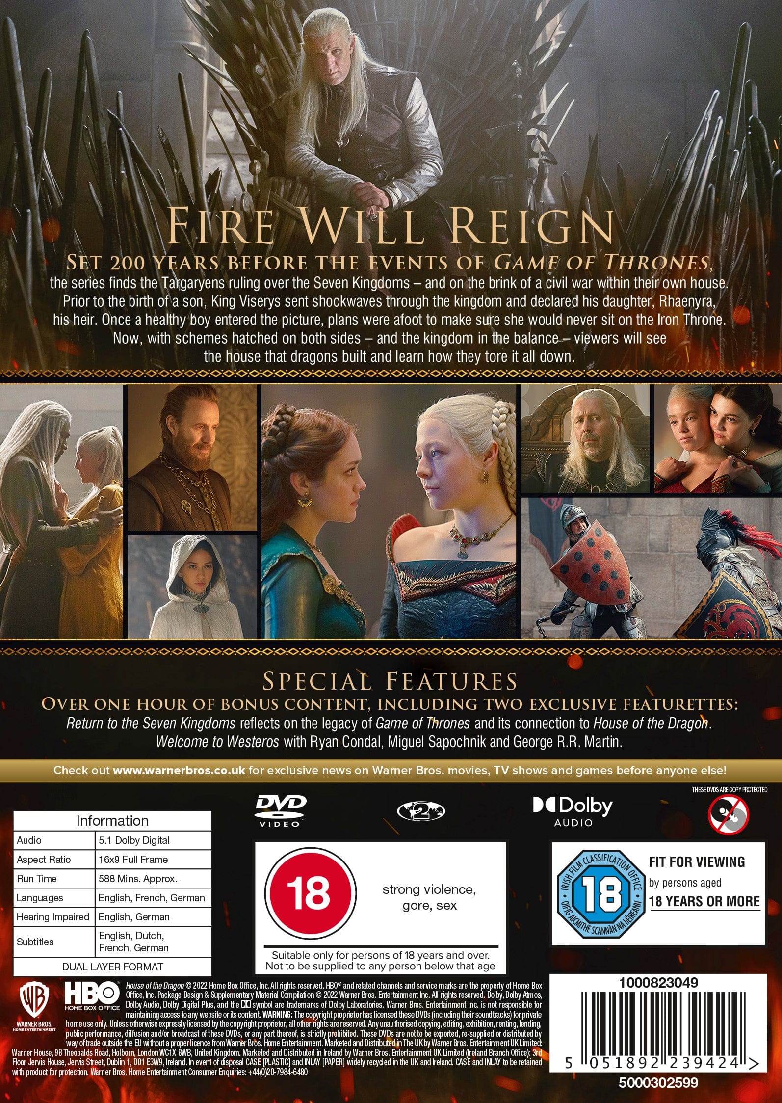House of the Dragon - Ryan J. Condal [DVD] - Image 2