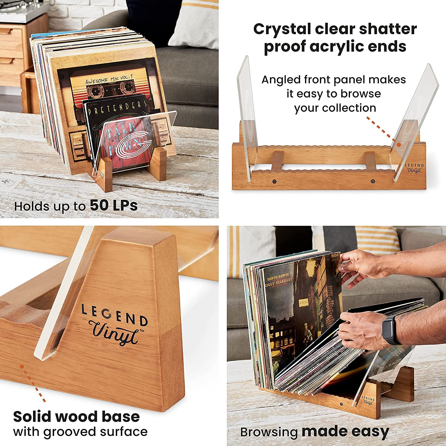 Legend Vinyl Record Display Shelf Unit [Accessories] - Image 4