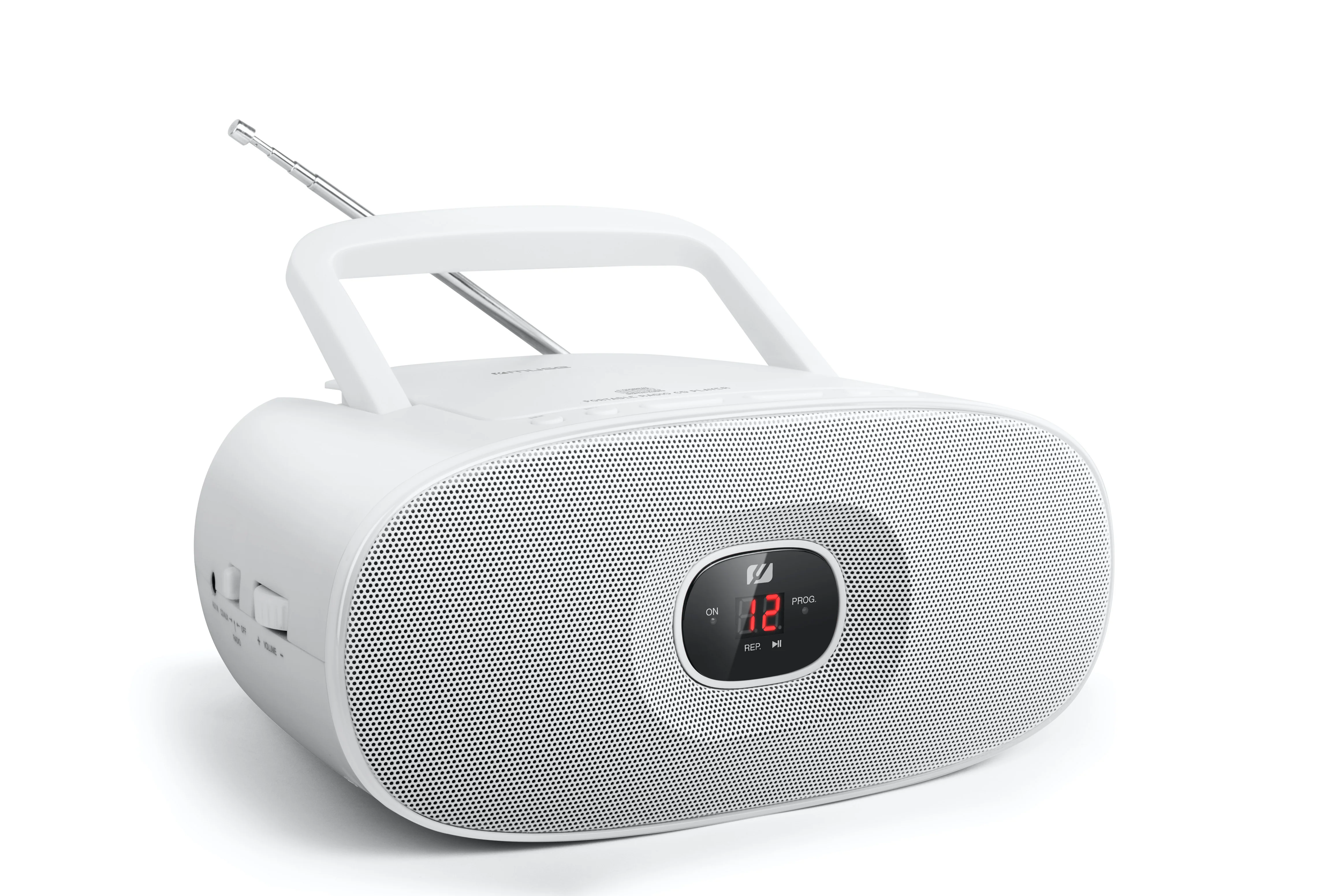 Muse Portable Radio CD Player - White [Tech & Turntables]