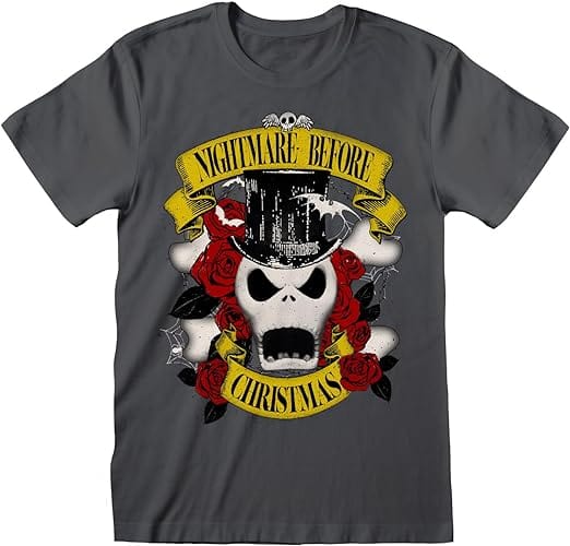 Nightmare Before Christmas Top Hat Jack, Black - Small [T-Shirts]