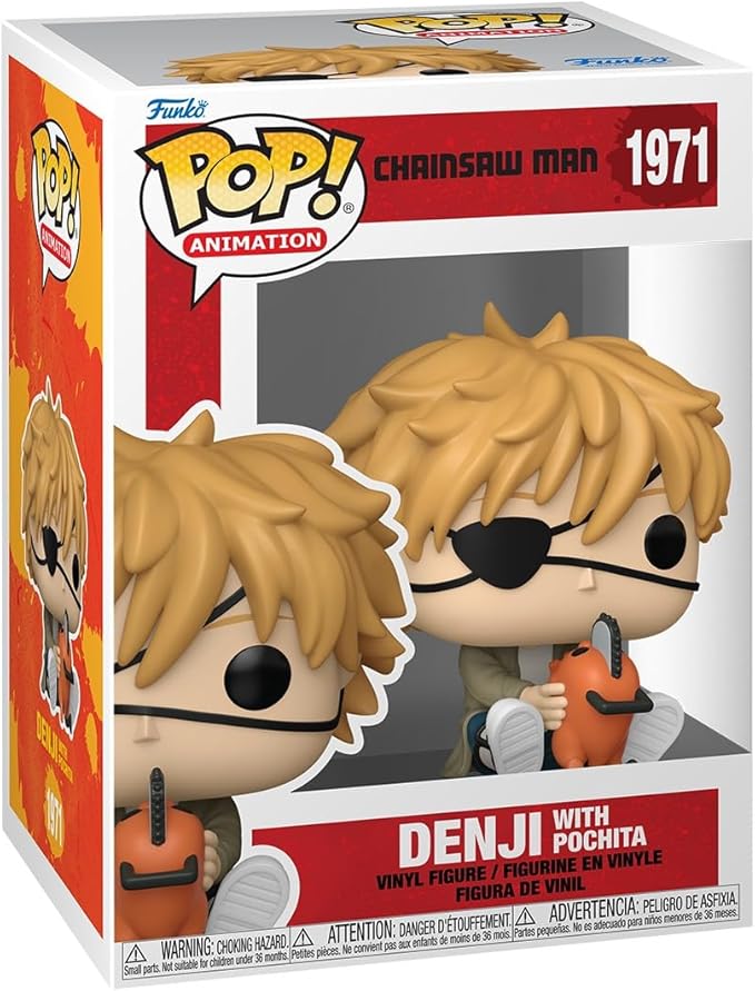 Funko Pop! Animation: Chainsaw Man - Denji & Pochita [Toys]