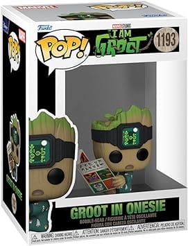 Funko POP! Marvel: Guardians Of the Galaxy - Groot PJs With Book [Toys]