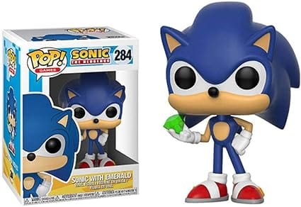 Funko POP! Games Sonic the Hedgehog Sonic With Emerald [Toys] - Image 2