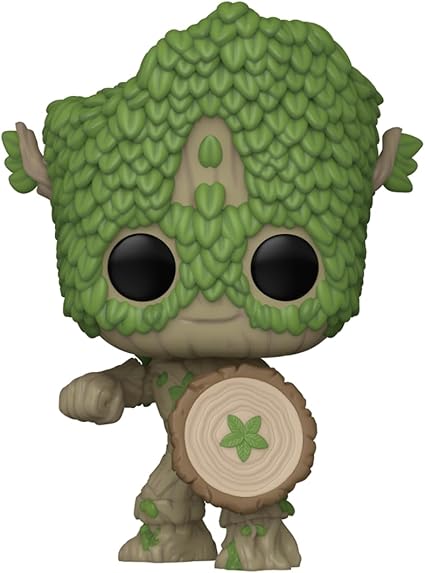 Funko POP! Marvel: We Are Groot - Captain America [Toys] - Image 2