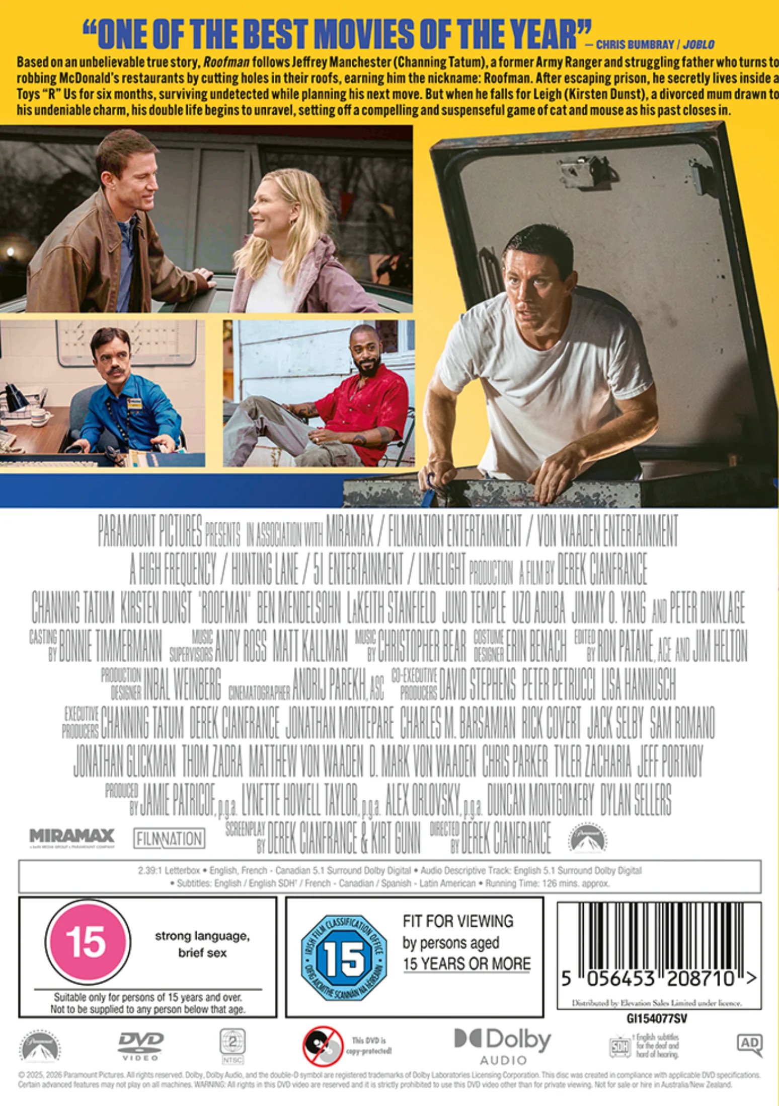 Roofman - Derek Cianfrance [DVD] - Image 3