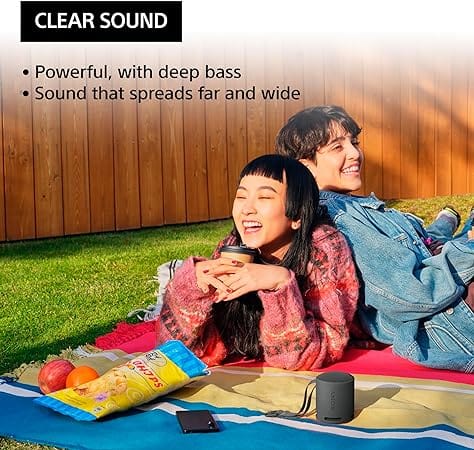 Sony Black Waterproof Wireless Bluetooth Speaker with EXTRA BASS [Tech & Turntables] - Image 3