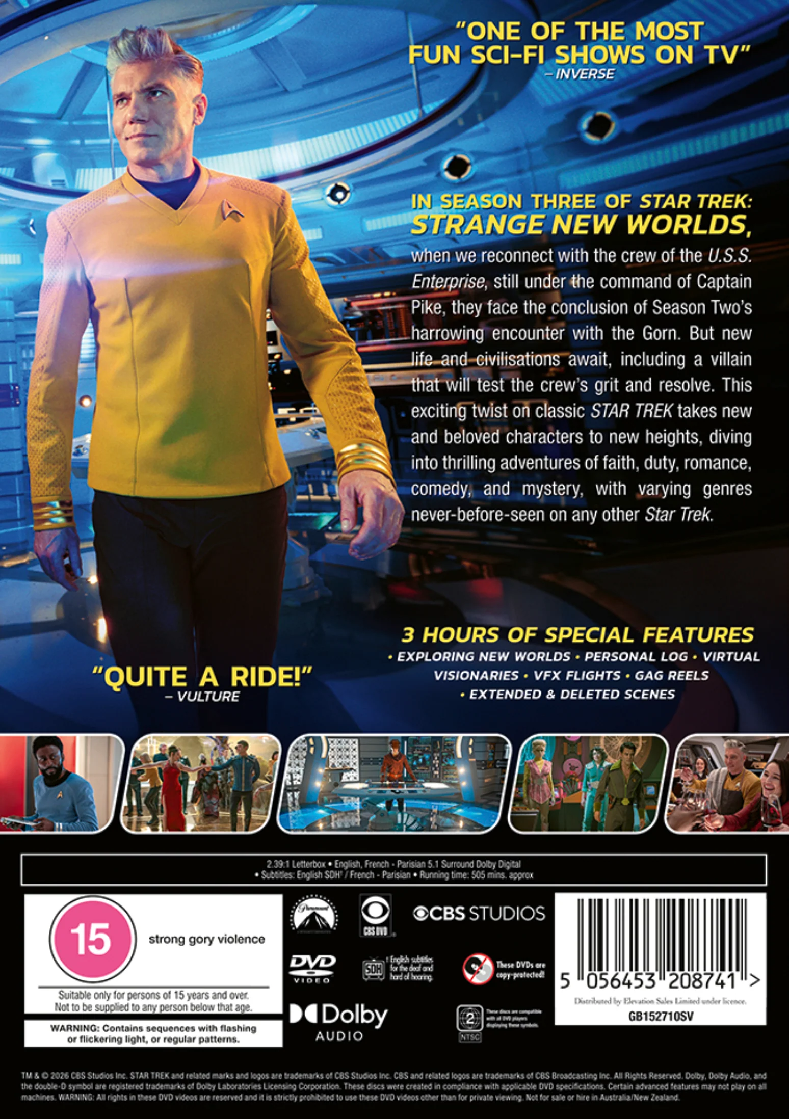Star Trek: Strange New Worlds - Season Three - Anson Mount [DVD] - Image 2