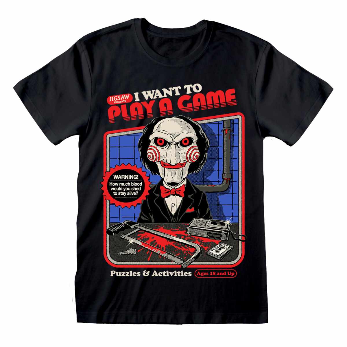 Steven Rhodes X SAW: I Want To Play A Game - XL [T-Shirts]