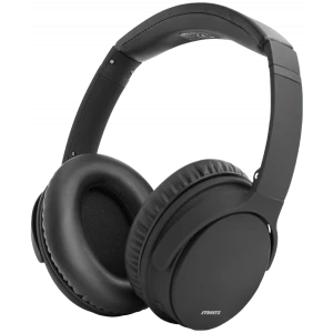 STREETZ HL-BT404 - Bluetooth Noise-Cancelling Headphones, Microphone, Control Buttons, Black [Accessories]