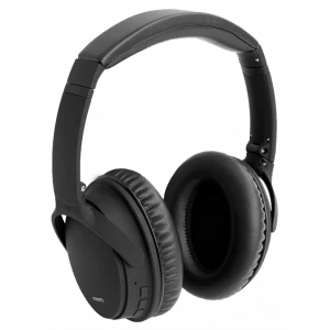 STREETZ HL-BT404 - Bluetooth Noise-Cancelling Headphones, Microphone, Control Buttons, Black [Accessories] - Image 2