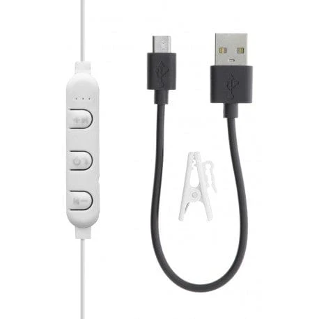 STREETZ IN-EAR BT HEADPHONES WITH MICROPHONE AND CONTROL BUTTONS, WHITE [Accessories] - Image 3