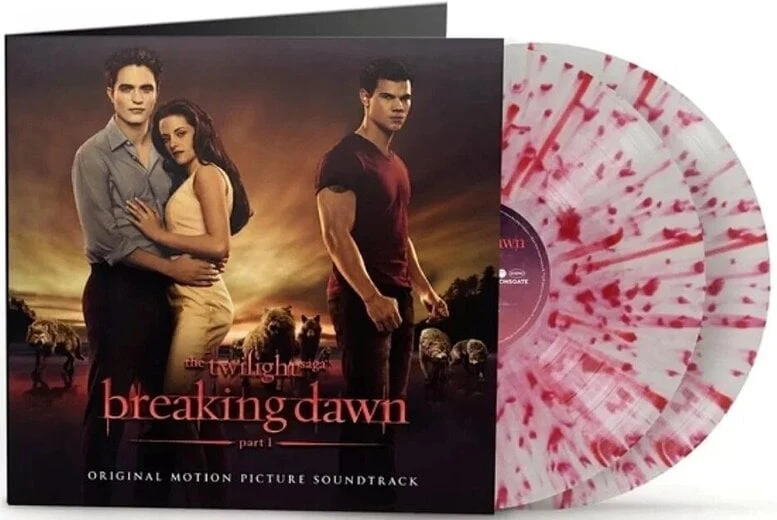 The Twilight Saga: Breaking Dawn - Part 1 (Milky Clear w/ Red Splatter Edition) - Various Artists [Colour Vinyl]