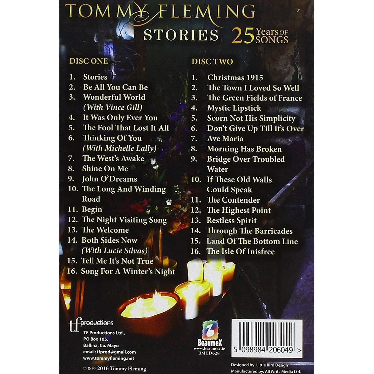 TOMMY FLEMING STORIES : 25 YEARS [CD] - Image 2
