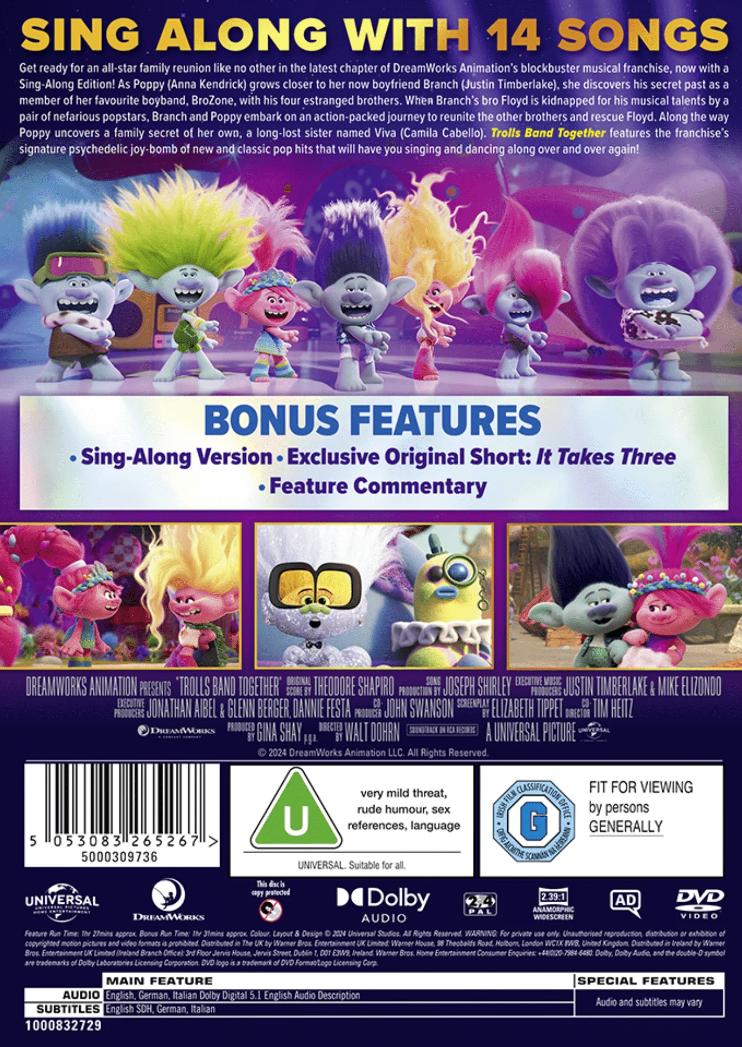 Trolls Band Together - Walt Dohrn [DVD] - Image 3