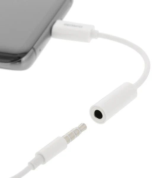DELTACO USB C TO 3.5MM WHITE [Accessories] - Image 2