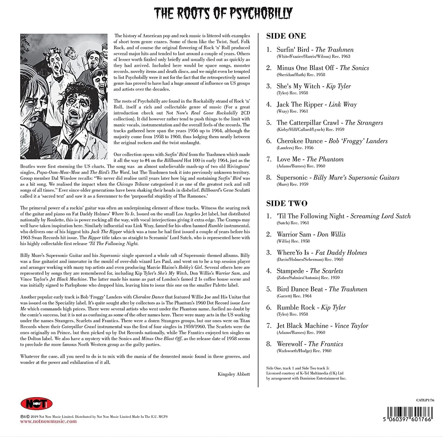 THE ROOTS OF PSYCHOBILLY - VARIOUS ARTISTS [VINYL] - Image 2