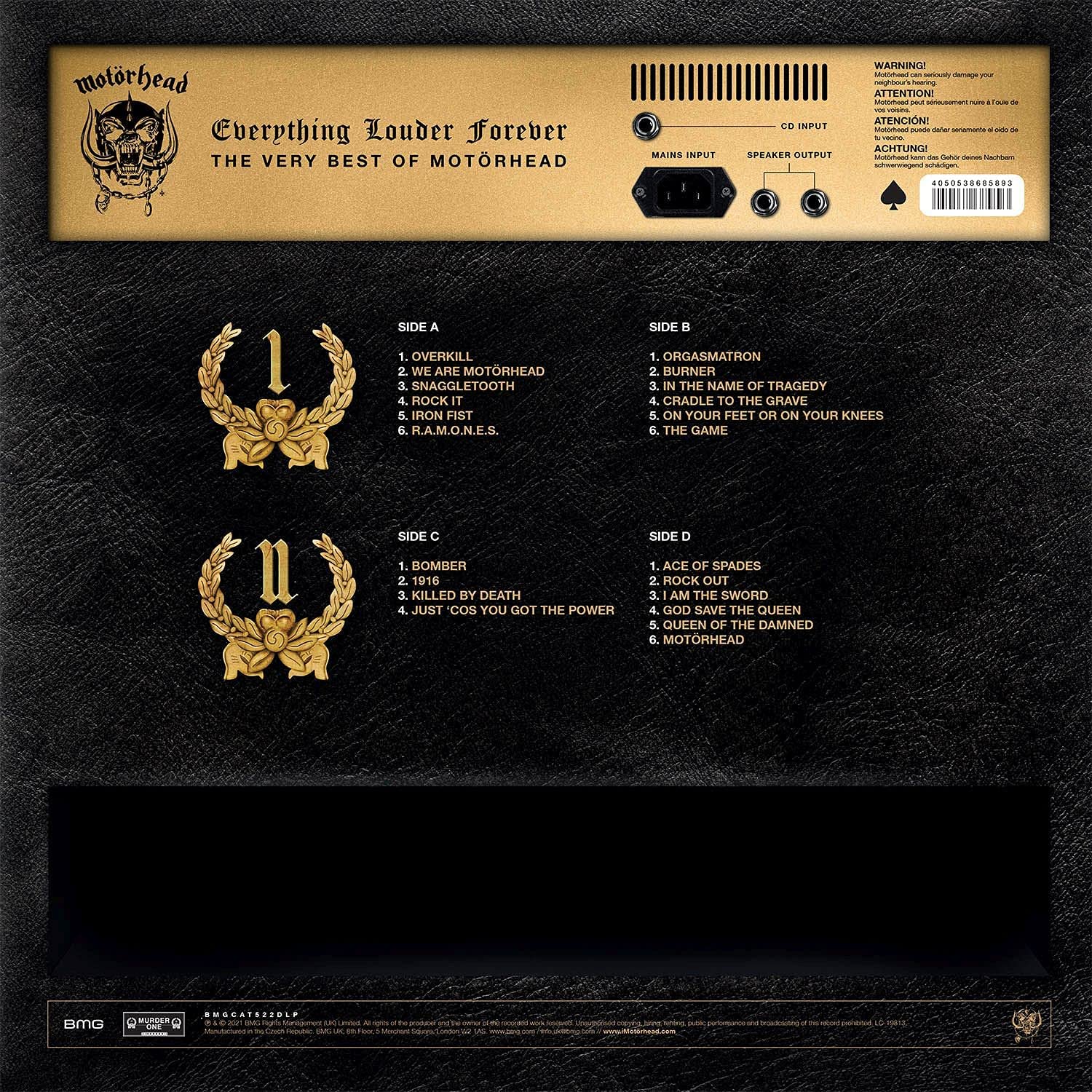 Everything Louder Forever - The Very Best Of: - Motorhead [VINYL] - Image 2