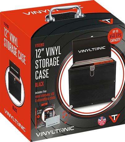 VT02BS - 12" Vinyl Storage Case (Black)[Accessories] - Image 2