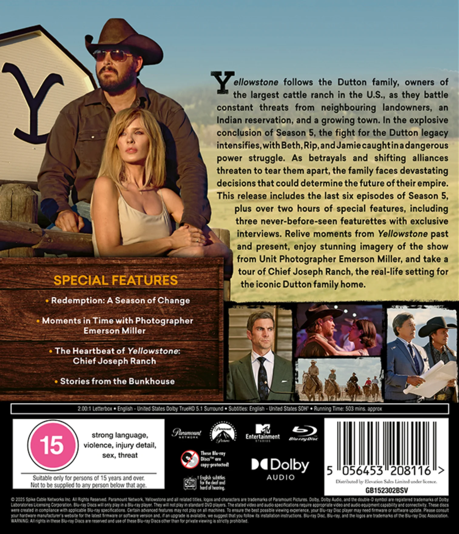 Yellowstone: Season Five (Part 2) - Taylor Sheridan [BLU-RAY] - Image 2